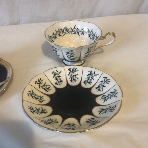 Teacups blue & white fine bone China Royal Albert & rare Lenox Bailey Banks - Picture 7 of 8